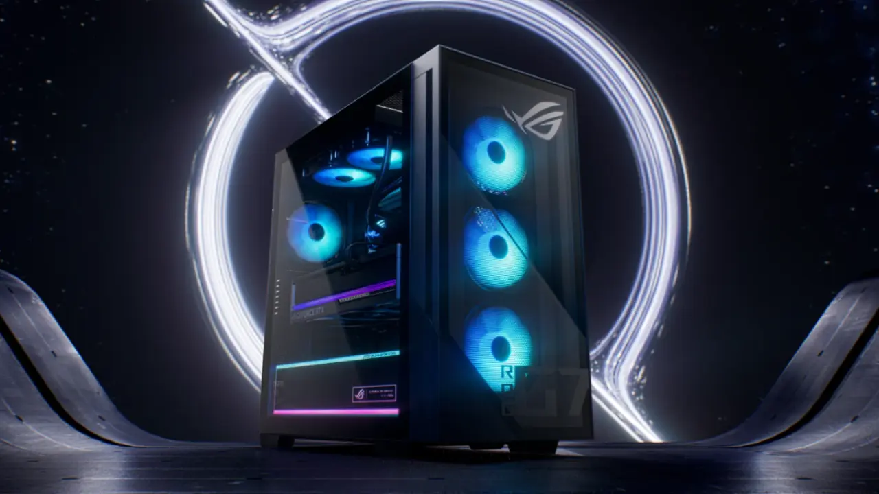 The ASUS ROG G700 (2025) with Armoury Crate.