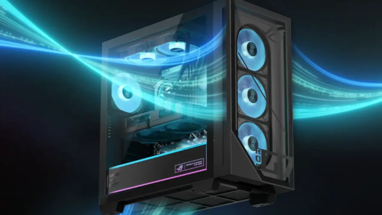 The ASUS ROG G700 (2025) with Tri-Fan Thermal Cooling.